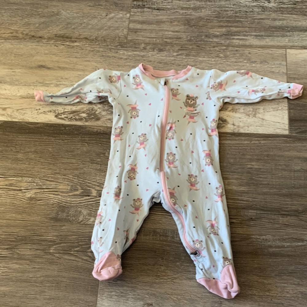 Tuffy Pink and Blue Kids Bear One Piece